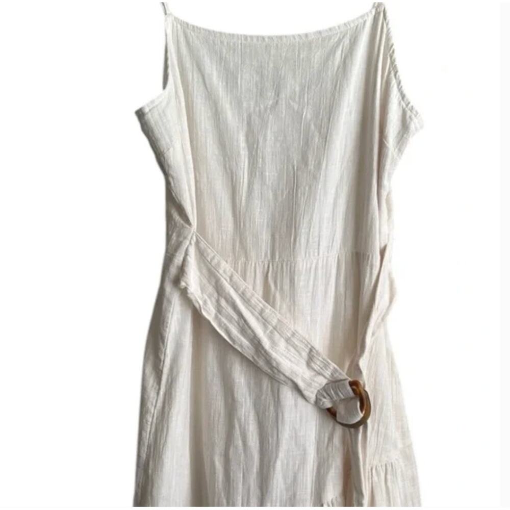 Billabong Crystal Tides Island Spirit Cotton Tier Dress Sz M - Picture 3 of 7